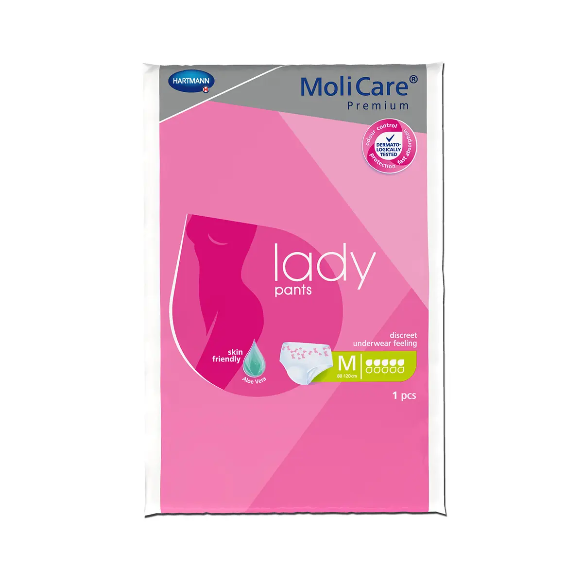 Molicare Premium Lady Pants 5 Größe M von Paul Hartmann Pants Molicare Premium Lady 5 Tropfen in der Größe M