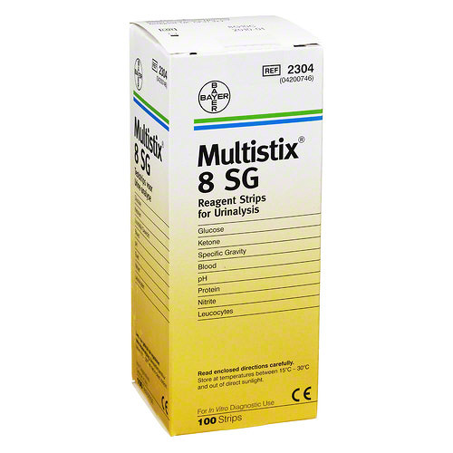 Multistix 8 SG Urinteststreifen Dose zur 8-Parameter-Urinanalyse