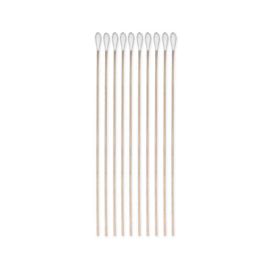 Wattestäbchen Holz, 23 cm lang, Wattekopf Ø 4 mm