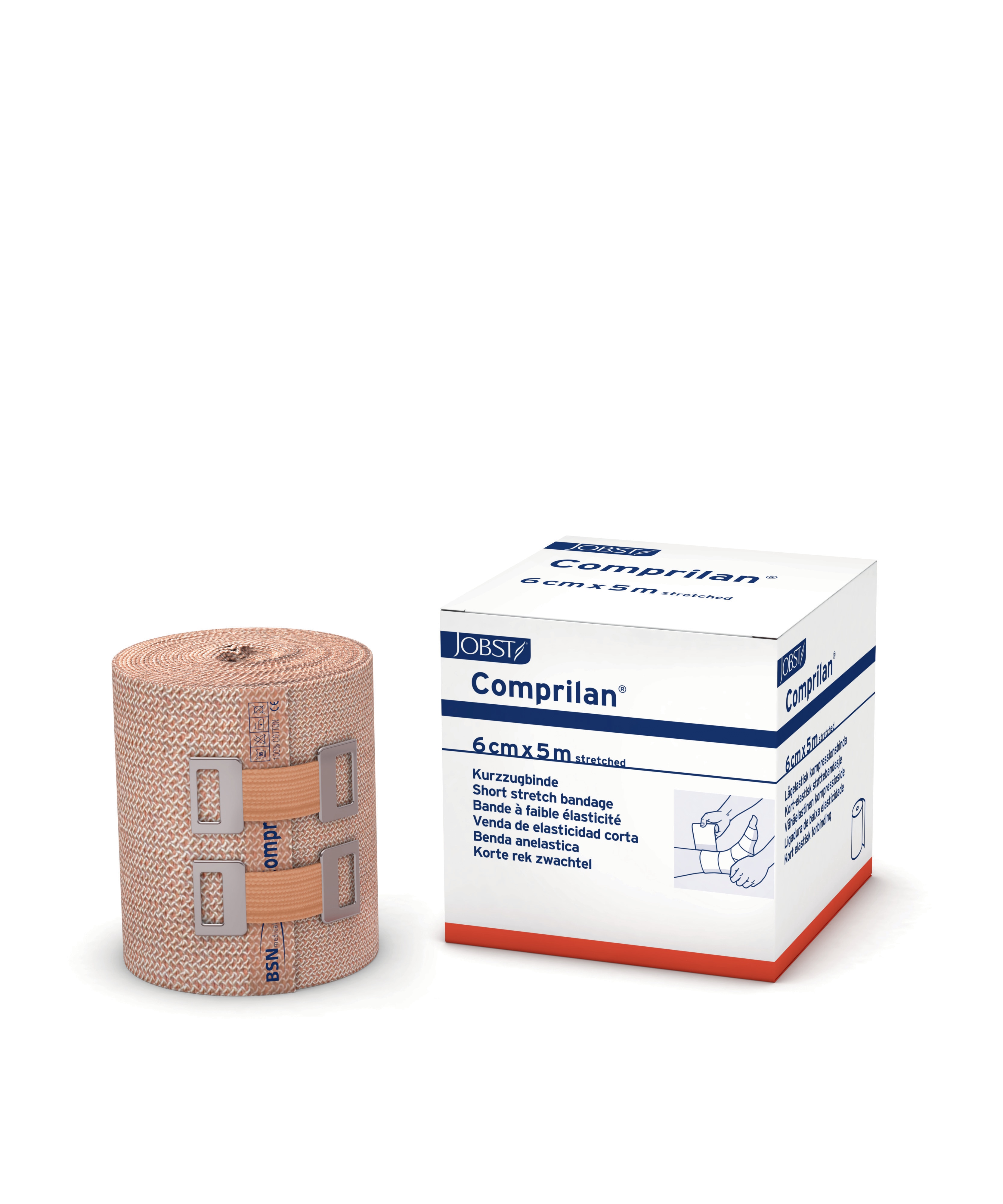 Comprilan® Kurzzugbinde aus Baumwolle – 10 Rollen