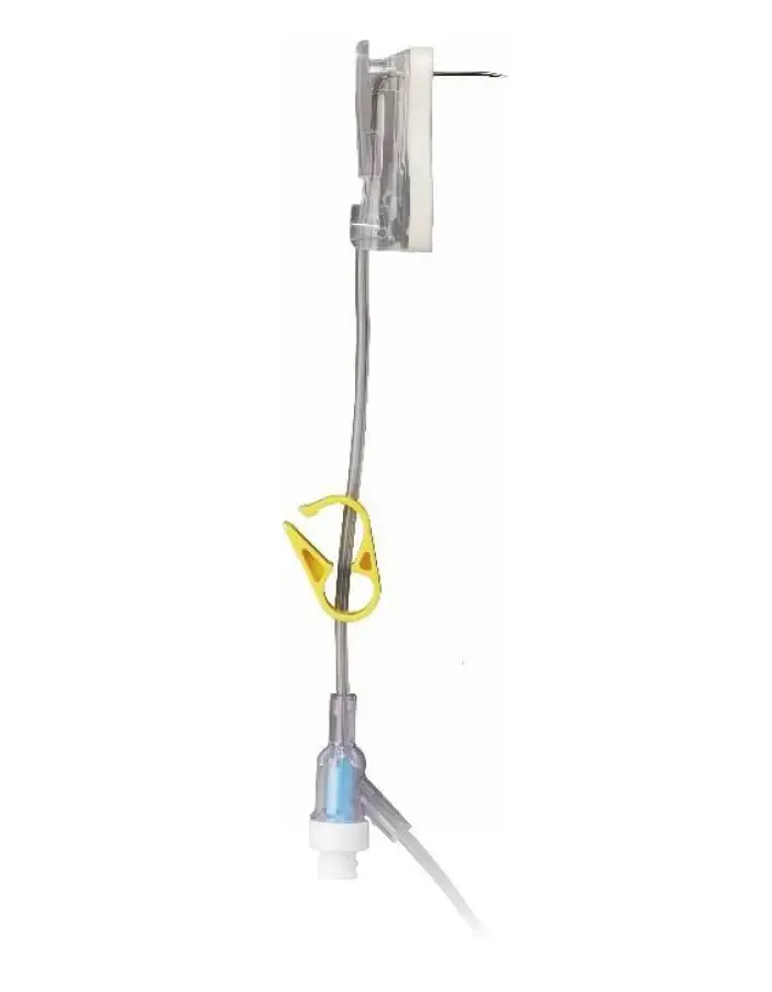 Gripper Plus™ Safety Port Access Needle Seitliche Ansicht der Gripper Plus