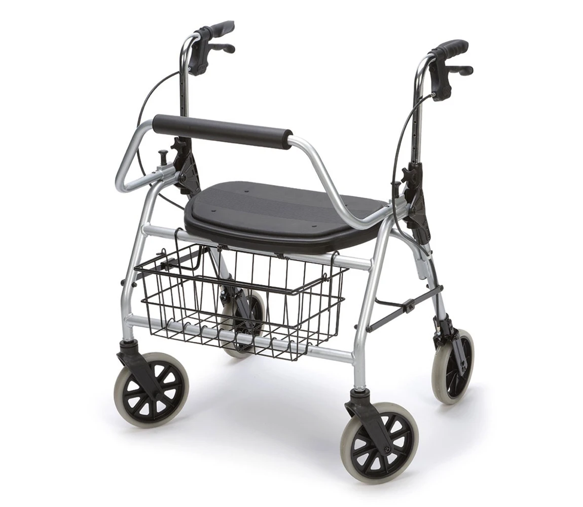 Rollator XXL von Dietz, Seitenansicht seitliche Ansicht des Rollator XXL