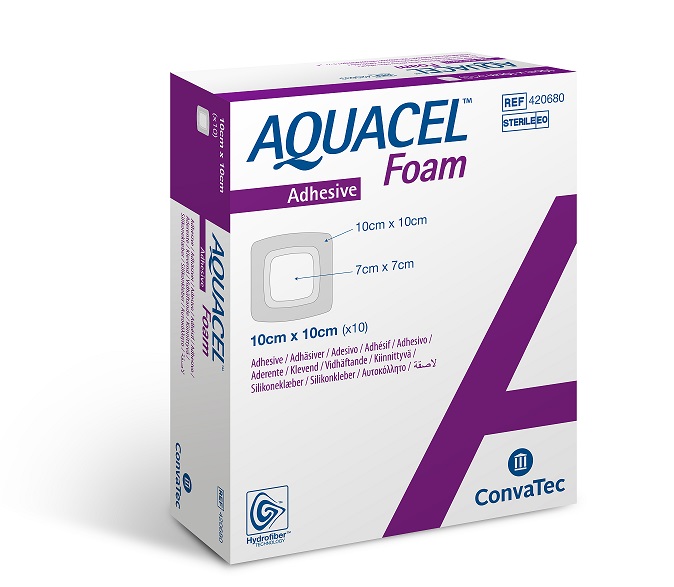 Aquacel foam adhäsiv - Schaumverband