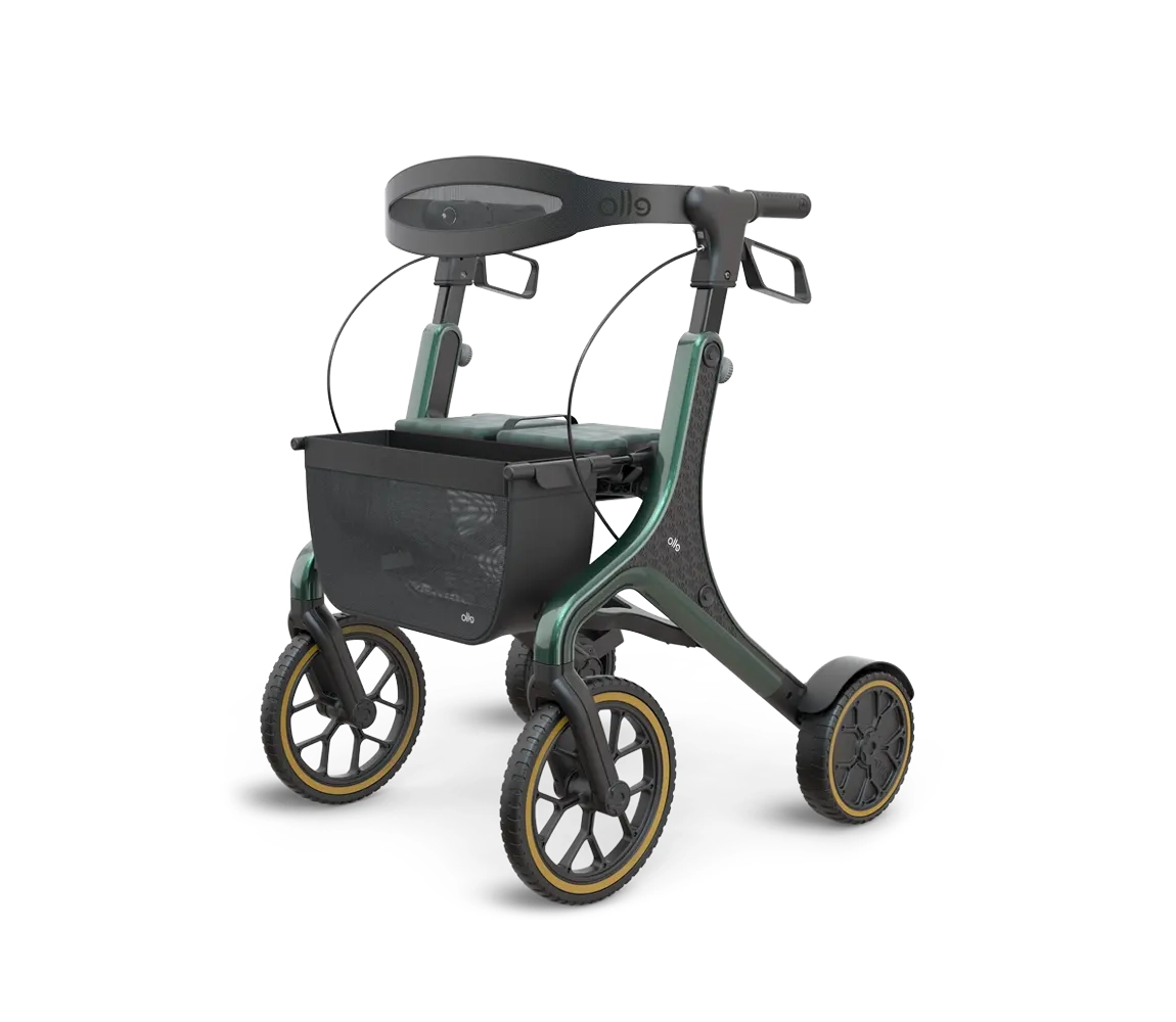 seitliche Ansicht des ello Elektro-Rollator