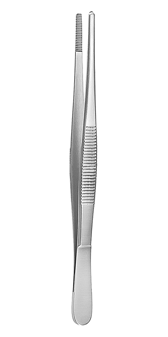 detailansicht der anatomischen Pinzette von Dimeda