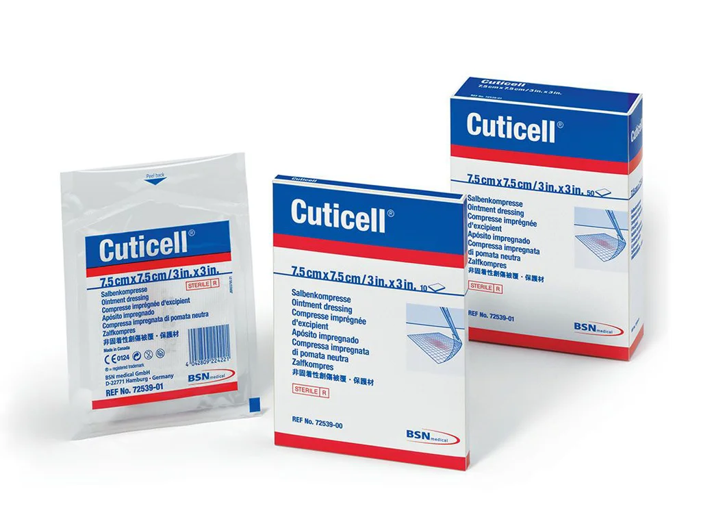 Cuticell® Salbenkompressen, steril