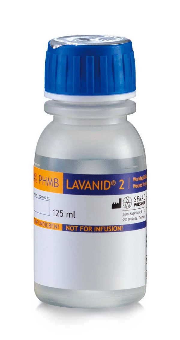 Lavanid 2 Wundspüllösung, 125 ml Flasche Lavanid 2 Wundspüllösung
