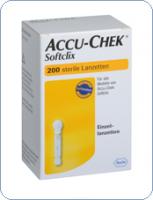 200 Blaue Accu-Chek Softclix Lanzetten für die sanfte Gewinnung von Kapillarblut