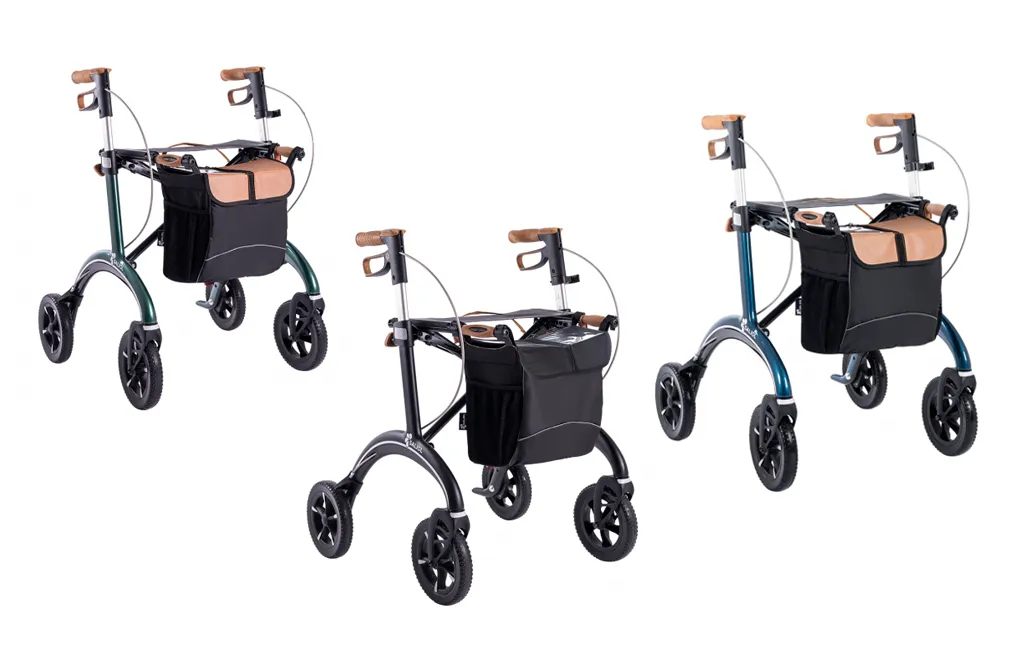 Saljol Carbon Rollator, matt schwarz, midnight blue, british racing green Saljol Carbon Rollator Farben