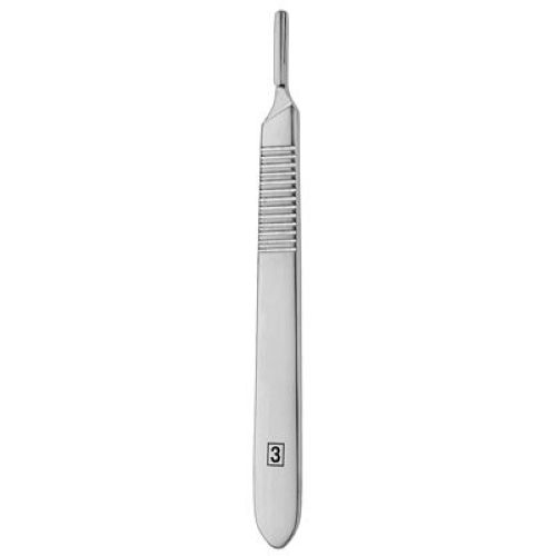 DIMEDA Skalpellgriff Nr. 3 aus Edelstahl mit 12 cm Länge