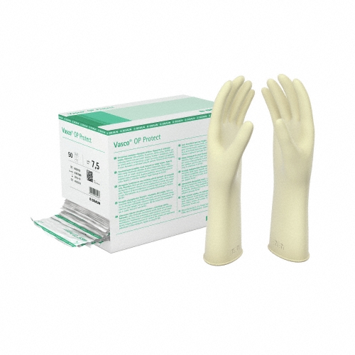Braun Vasco OP Powdered - Latex Handschuhe (50 Paar)