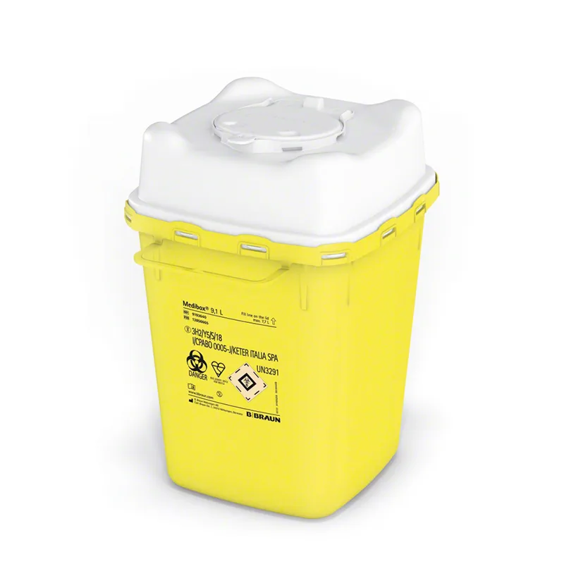 B. Braun Medibox® Kanülenabwurfbehälter 9,1 Liter B. Braun Medibox® Kanülenabwurfbehälter 9,1 Liter