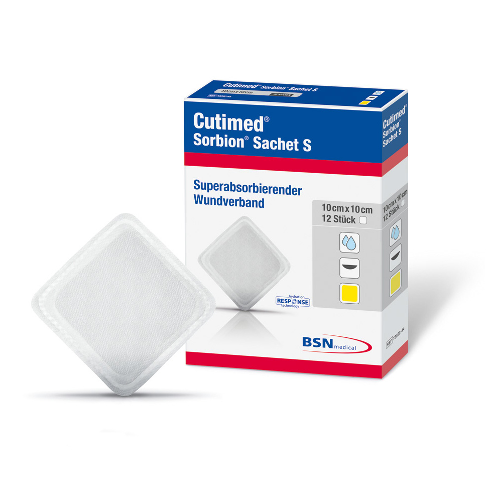 Cutimed Sorbion Sachet S - Superabsorbierender Wundverband