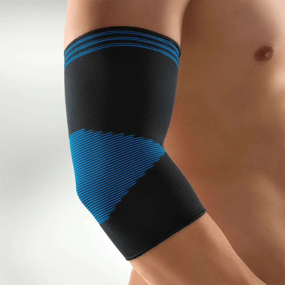 Rundgestrickte, komprimierende Ellenbogenbandage, Bort 1420 ActiveColor® Ellenbogenbandage, Farbe schwarz