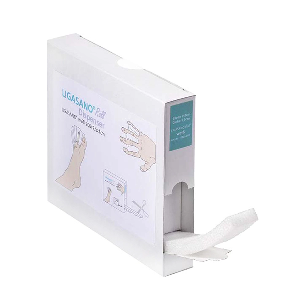 Ligasano® Roll weiß Wundverband unsteril, in Spenderbox