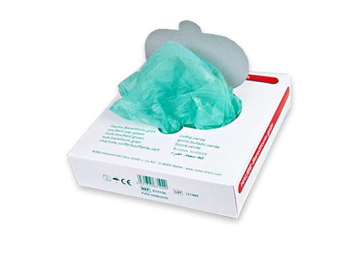 Nobamed Barrethauben in der Verpackung zum entnehmen