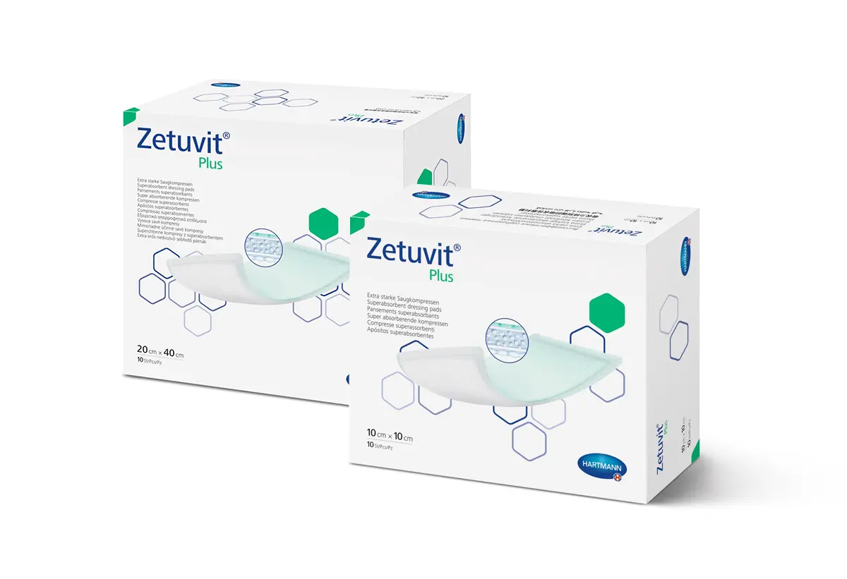 Zetuvit® Plus Saugkompressen steril