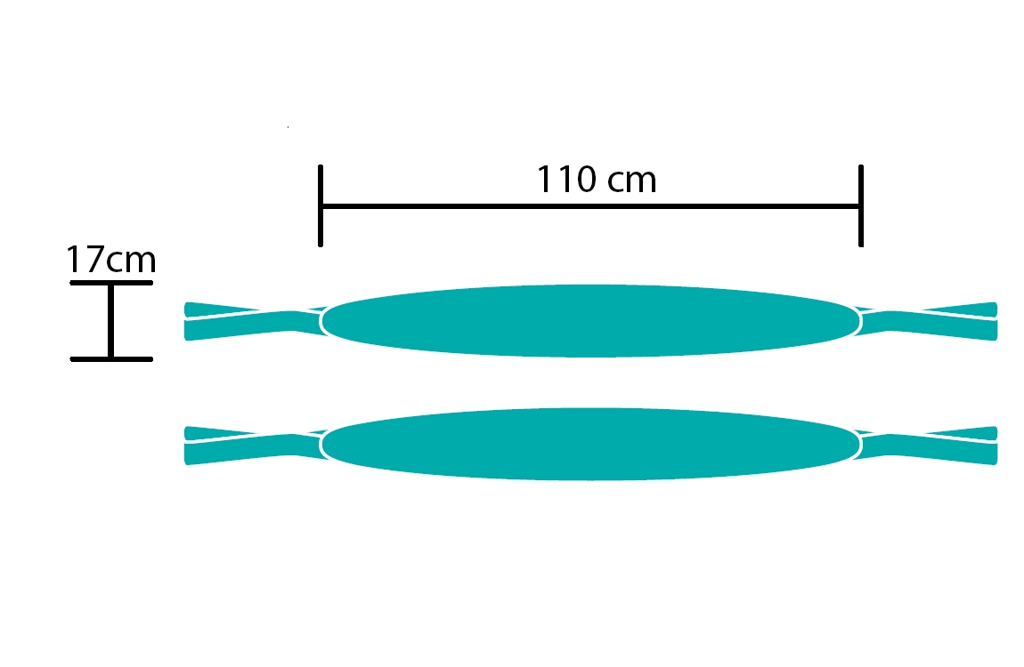 AKS aufrichtgurt,maße der gurte 110cm lang 17cm breit
