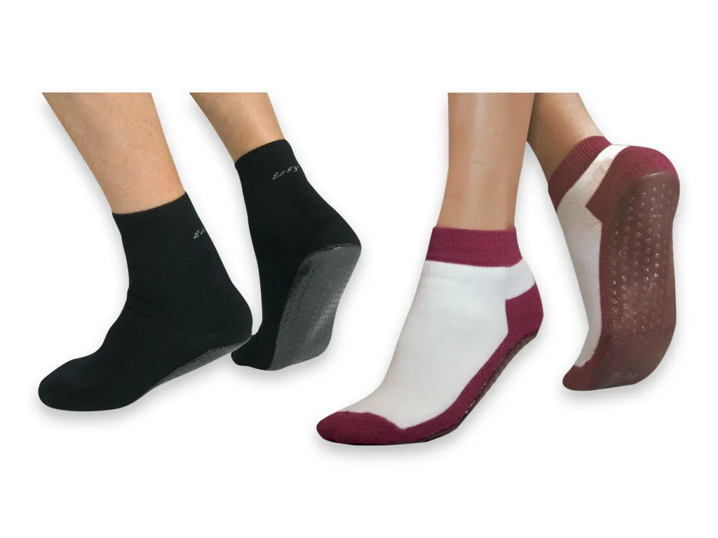 Suprima Anti-Rutsch-Socken mit gummierter Sohle 