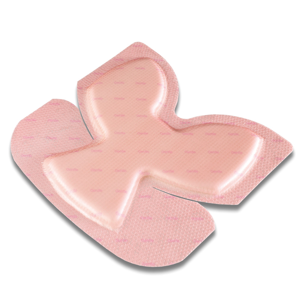 ALLEVYN Gentle Border Heel selbsthaftender Silikon-Schaumverband für die Ferse