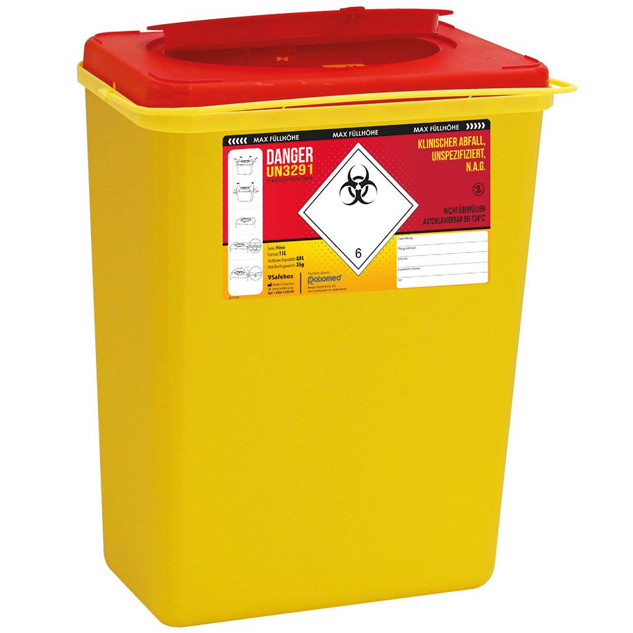 Kanülenabwurfbehälter Safe-Box 11 Liter 