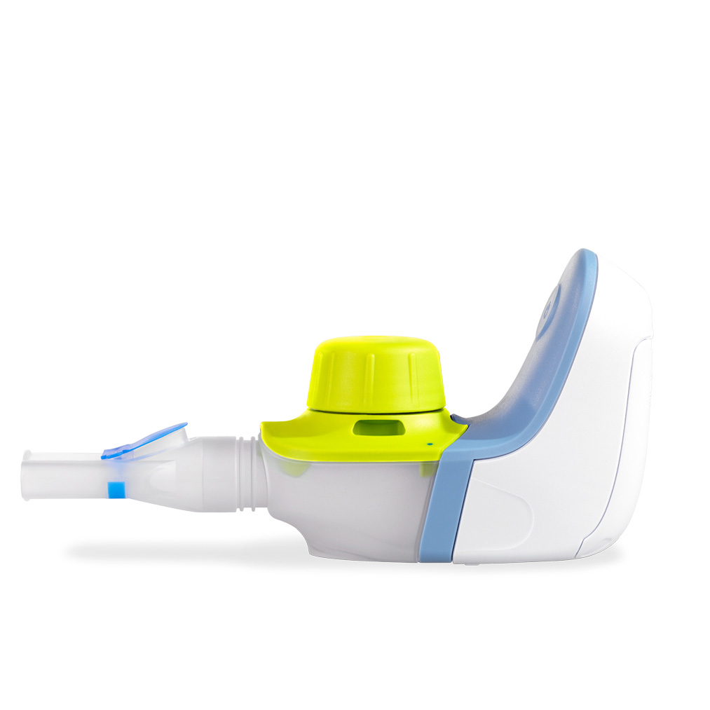 Kompakter, mobiler PARI BOY free Inhalator für die netzunabhängige Therapie