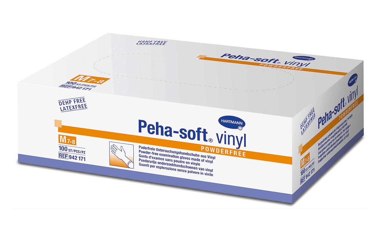 Hartmann Peha-soft Vinyl-Handschuhe, 100 Stück