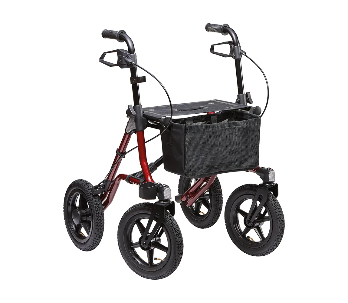 Rollator Taima XC von Dietz, mit Luftbereifung, Ansicht Perspektive