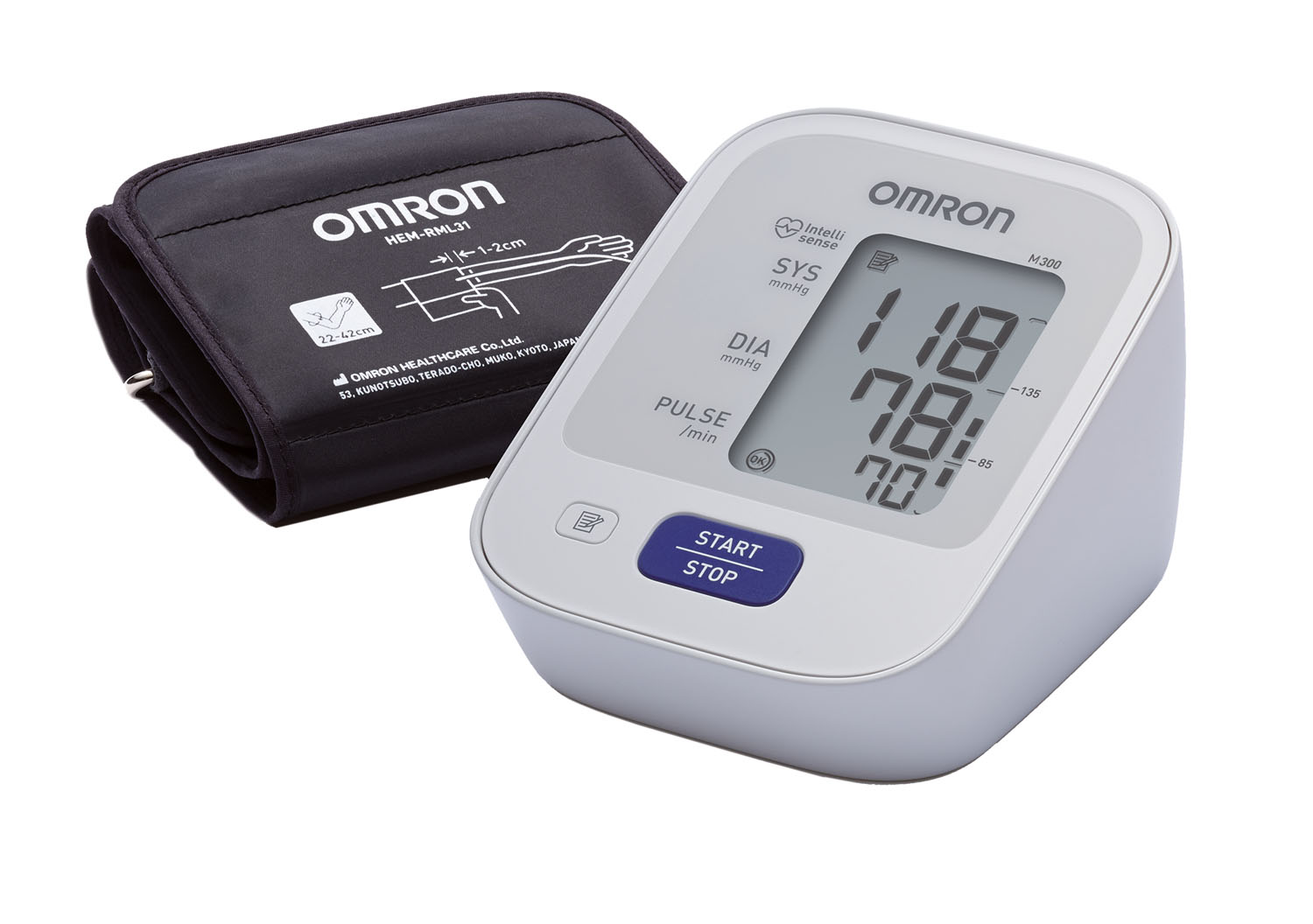 Oberarm Blutdruckmessgerät OMRON M300