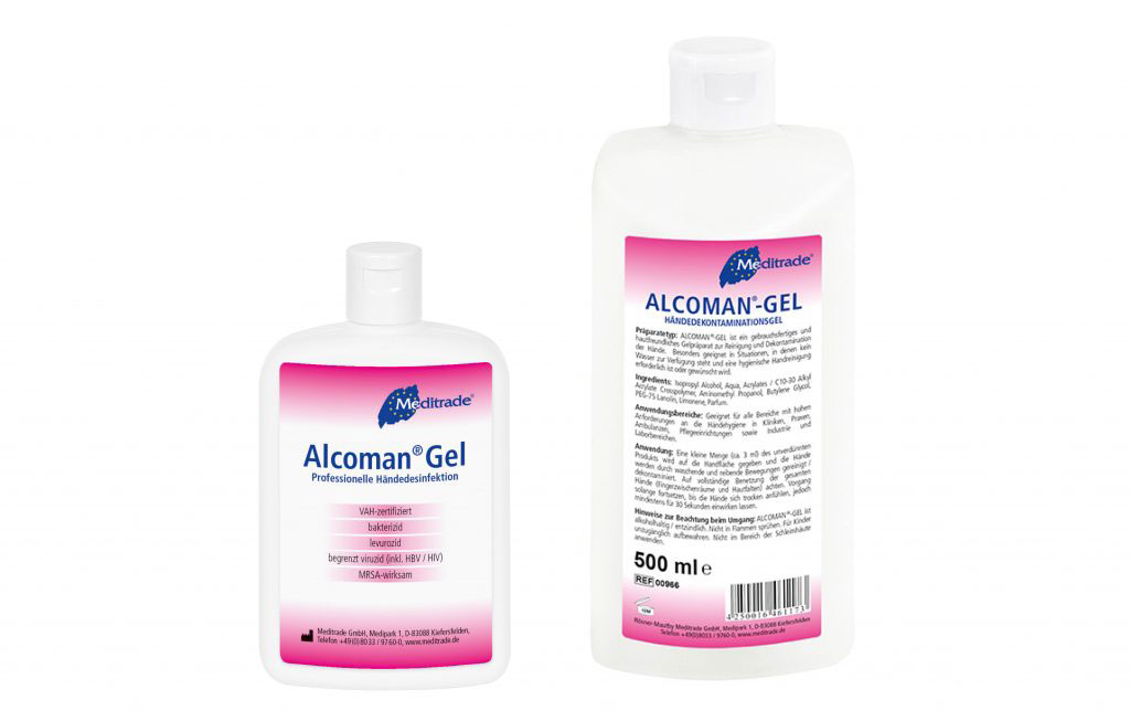 Meditrade ALCOMAN® Gel Händedesinfektion