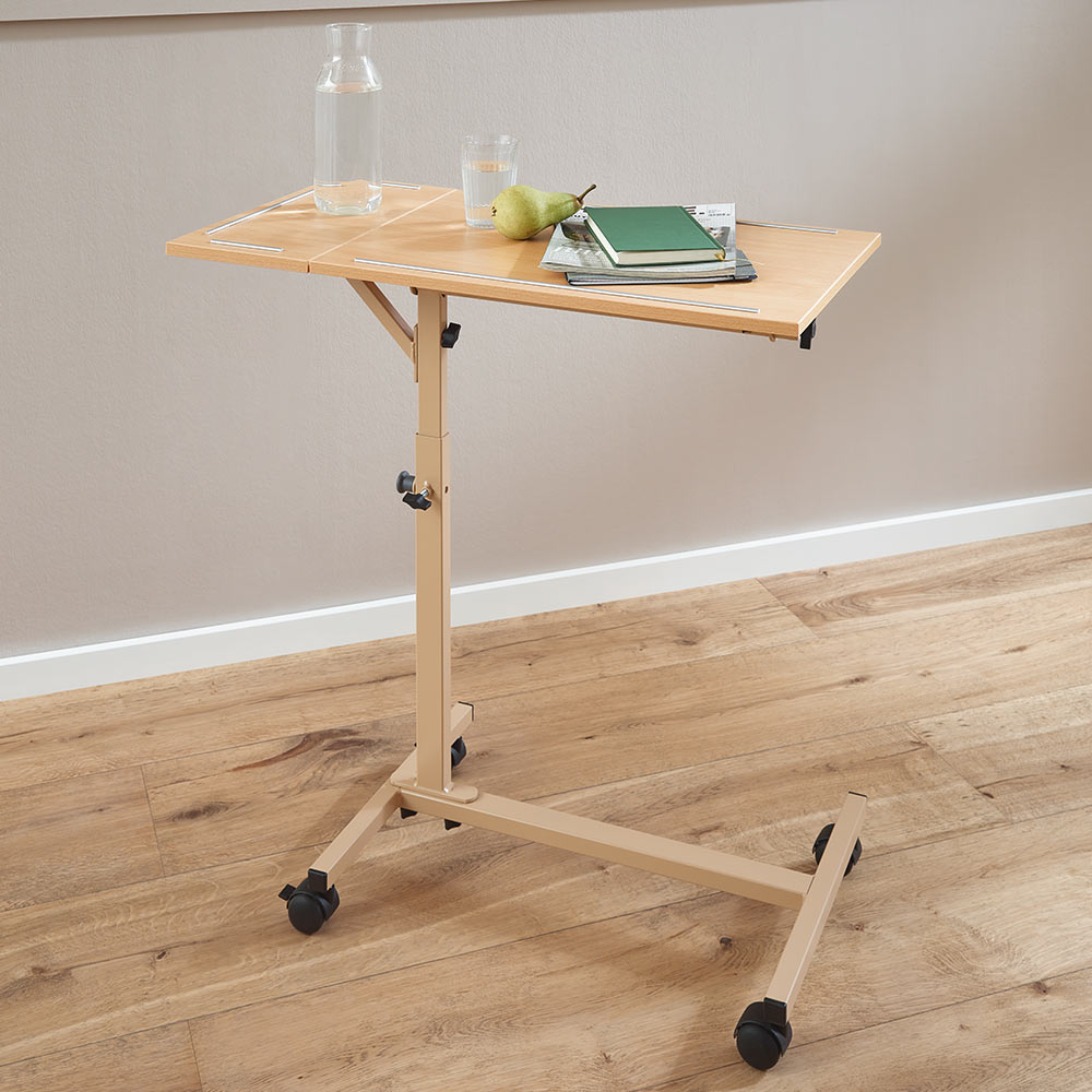 Bett- und Beistelltisch Duo für Pflegebett in benutzung 