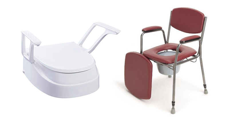 Toilettenhilfsmittel für Senioren: Toilettensitzerhöhung, Toilettenstuhl Toilettenhilfen