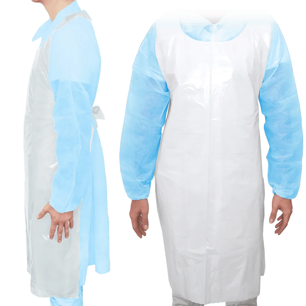 MaiMed® – Apron PE Schürzen light, weiß MaiMed® – Apron PE