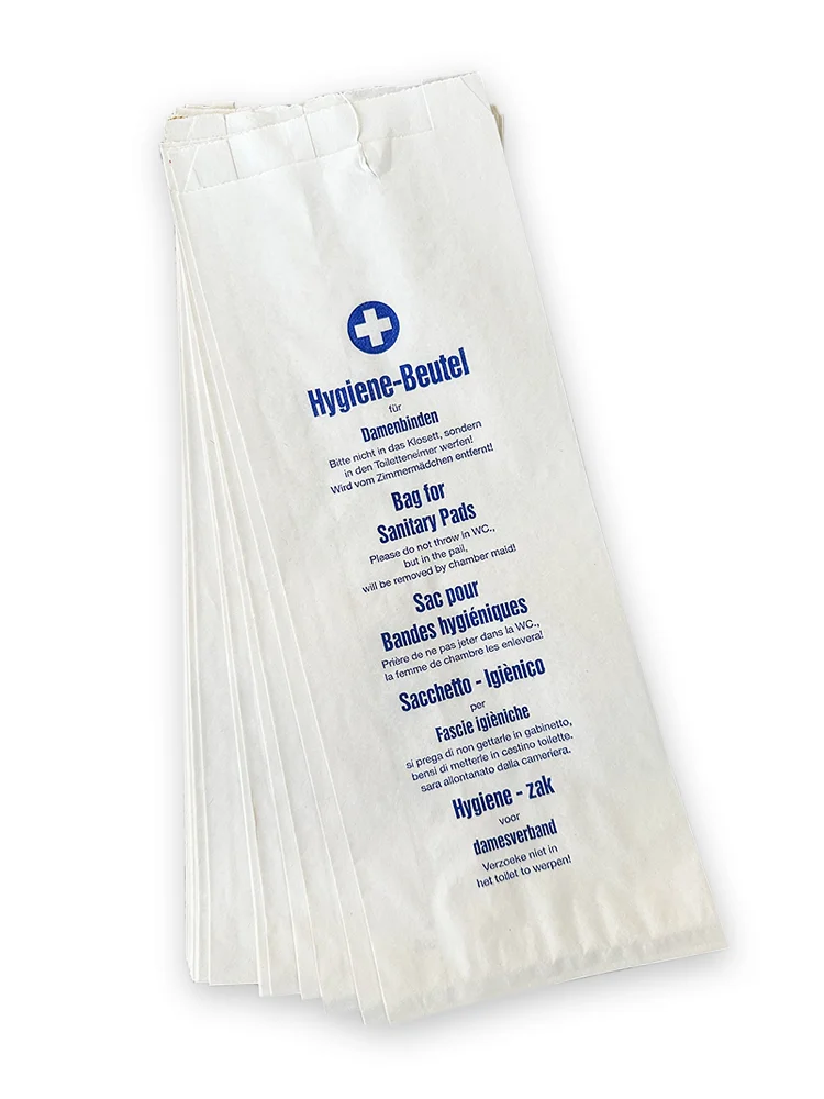 Hygienebeutel aus Papier Hygienebeutel die Entsorgung von Damenhygieneprodukte