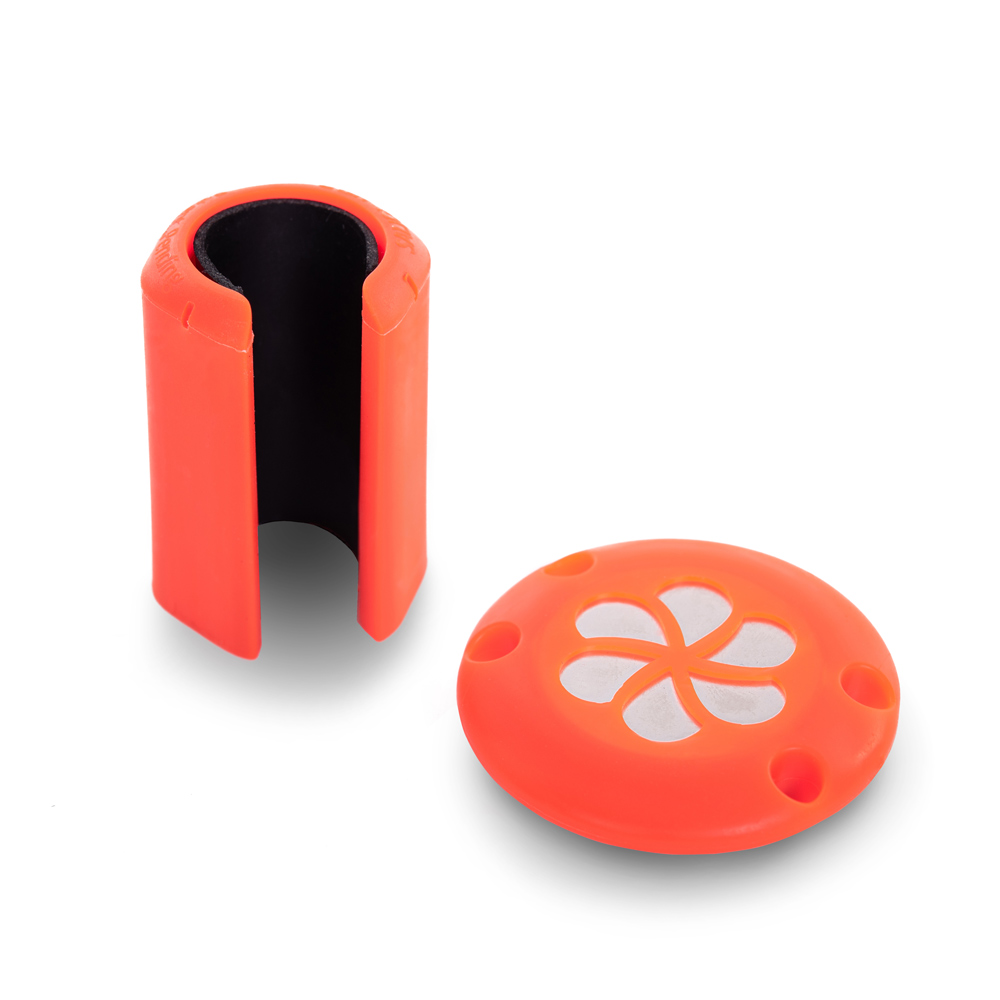 Gestockhalter Orange - Held mit Taler