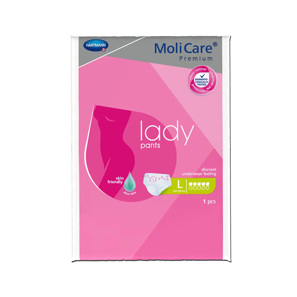 Molicare Premium Lady Pants 5 Größe L von Paul Hartmann Pants Molicare Premium Lady 5 Tropfen in der Größe L