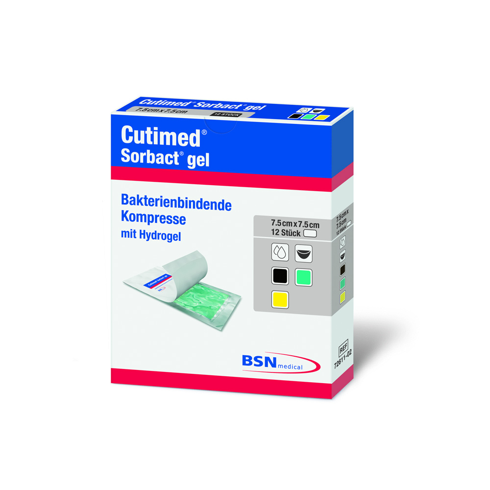 Cutimed Sorbact Gel - Bakterienbindende Kompresse