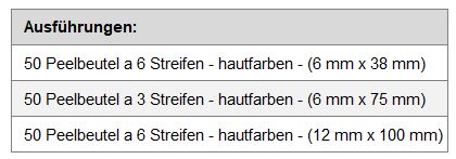 Wundnahtstreifen Leukoplast